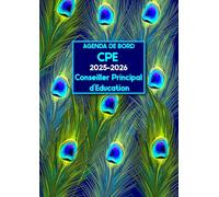 Agenda de Bord 2025-2026 CPE/Conseiller Principal d’Education: Planificateur Semainier et Mensuel.