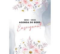 Agenda de Bord 2025-2026 Enseignant: Carnet de Bord pour Professeur Format A4.