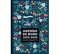 Agenda de bord 2025/2026 Enseignante: Carnet de bord A4 pour les professeurs