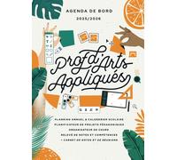 Agenda de bord 2025/2026 professeur d’Arts Appliqués: Carnet de bord A4 pour les enseignants