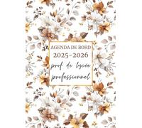 Agenda de Bord 2025/2026 Professeur Lycée Professionnel: Carnet de Bord Enseignant 2025/2026 Lycée Professionnel | Cahier Relevé de Notes pour 18 ... des Cours, Fiches de Stages, Format A4