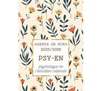 Agenda de bord 2025/2026 Psychologue de l’Éducation Nationale : Carnet de Bord 2025 2026 PSY-En | Calendrier & Vacances Scolaires, Planificateur Semainier | Format A4.