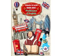Agenda de Bord 2026-2027 Professeur d'Anglais: Planificateur de Cours (Semainier-Mensuel) pour Enseignants de Collège-Lycée.