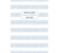 Agenda de bord AED: Carnet de bord Assistant d'Éducation, A4, Semainier et Mensuel, Planification éducative, Suivi quotidien