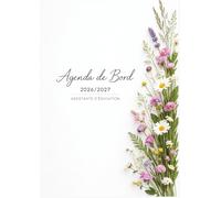Agenda de Bord Assistant d'Éducation AED 2026/2027 : Carnet de Bord Assistant d'Éducation 2026/2027 | Organiseur Semainier, Planning Annuel & Calendrier Scolaires, Format A4.