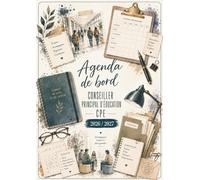 Agenda de Bord Conseiller Principal d'Éducation 2026/2027 CPE : Carnet de Bord CPE 2026/2027 | Planificateur Semainier, Fiches pratiques, Conseil de ... Calendrier et Vacances Scolaires, Format A4.