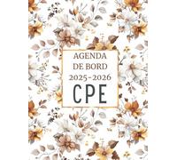 Agenda de Bord CPE 2025/2026 : Carnet de Bord Conseiller Principal d'Éducation 2025/2026 | Organiseur Semainier, Fiches pratiques, Calendrier et Vacances Scolaires, Format A4.