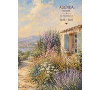 Agenda de Bord du Professeur 2026-2027 Jardin Provençal: Grand Format A4 | Carnet de Bord Premium en couleur pour les Professeurs des Écoles | Gestion ... APC, Organisation Pédagogique & Notes