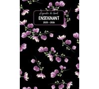 Agenda de bord Enseignant 2025/2026: Carnet de Bord pour professeur | Planificateur de Cours Hebdomadaire | Format Pratique A5