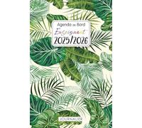 Agenda de Bord Enseignant 2025-2026 Journalier: Planificateur de cours | 12 mois de Septembre 2025 à juillet 2026 | Organiseur Journalier 1 Jour 1 Page