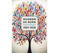 Agenda de Bord Enseignant 2025-2026: Planificateur Scolaire pour Les enseignants, 1 Semaine sur 2 Pages, 1 mois sur 2 Pages, format A5.