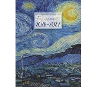 Agenda de Bord Enseignant 2026/2027 A4: Carnet De Bord Pour Les Professeurs, Grand Journal de Classe, Planner Semainier et Mensuel, Vincent van Gogh, La Nuit étoilée