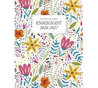 Agenda de bord Enseignant 2026/2027: Carnet De Bord Pour Les Enseignants, Format A4 pour planifier et s’organiser, 1 semaine sur 2 pages, Emploi du temps, Relevé de notes & suivi