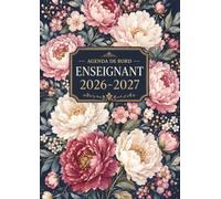 Agenda de bord Enseignant 2026/2027: Grand Journal de 4, Suivi de 15 Classes, Notes et Compétences, Calendrier Scolaire par Zones, Réunions et Projets Pédagogiques 2026/2027