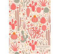 Agenda de bord enseignant 2026-2027: Planificateur enseignant A4. Cahier de bord professeur de août 2026 à Juillet 2027. Un carnet professionnel 1 semaine sur 2 pages. Design cactus.