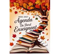 Agenda de bord Enseignant 2026/2027: Planificateur Scolaire pour Les enseignants, 1 Semaine sur 2 Pages, 1 mois sur 2 Pages, format A4