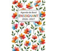 Agenda de Bord Enseignant 2026-2027: Planificateur Scolaire pour Les professeurs, Format A5.