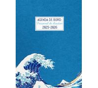 Agenda de bord PERDIR: Carnet de bord pour le personnel de direction, avec semainier à plages horaires quotidiennes et vue mensuelle, relié