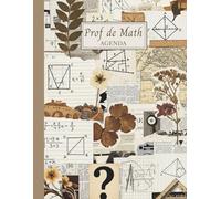 Agenda de bord pour professeur de Mathématiques: calendrier de 12 mois et un organisateur de classe pour les éducateurs de janvier à décembre, cadeaux pour les prof de math.