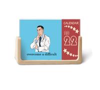 Agenda de escritorio anti Epidec Doctor 2022 para enfermedades de resistencia, 12 meses