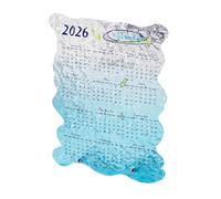 Agenda De Oficina 2026 - Organizador Artístico Acrílico Transparente, 12 Pequeños Calendarios Mensuales | Organización Escolar Estudio Decoración Hogar Dormitorio Estudiante