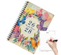Agenda de planificación mensual | Libro Agenda de Planificación 2006-2008 - Floral de años | Para Estudiantes, Maestros, Niños Jóvenes, Adolescentes Adultos, Compañeros de clase y familia