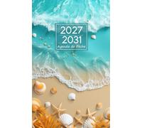 Agenda de Poche 2027-2031: Planificateur compact sur 5 ans, semaines commençant le lundi, avec contacts, dates importantes et notes