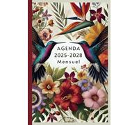Agenda De Poche Mensuel 2025-2028: Planificateur mensuel 4 ans 48 mois, Calendrier du 1er janvier 2025 au 31 décembre 2028 | Petit format A6. Calendrier, Rendez-vous, Notes et Plus Encore
