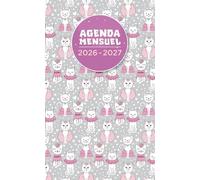 Agenda de poche mensuel 2026-2027: Planificateur 24 mois | Calendrier mensuel de janvier 2026 à décembre 2027 | Thème « Chats » - Format A6
