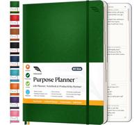 Agenda de propósito B5 sin fecha, mensual, semanal, diario, diario de productividad 2024, herramienta de negocios para profesionales, madres, estudiantes académicos, organizador (7.5 x 9.8 pulgadas,