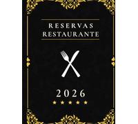 Agenda de Reservas 2026: Libro reservas para restaurante | 1 Página por Día | Ideal para Hostelería y Restauración | Formato A4