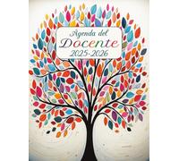 Agenda del Docente 2025-2026 A4: Organizzazione settimanale e mensile, Da Agosto 2025 a Luglio 2026, Diario scolastico per insegnanti 25/26, 180 pagine.