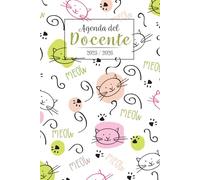 Agenda del Docente 2025/2026 A5: Pianificatore dell'insegnante per l'anno scolastico 25/26 | Gatto