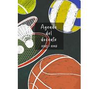AGENDA DEL DOCENTE 2025-2026: Copertina Sport A4