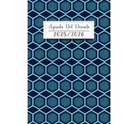 Agenda del Docente 2025/2026 Giornaliera a5: 1 giorno per pagina da Settembre to luglio | planner delle lezioni + registro del professore.