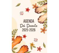 Agenda Del Docente 2025 2026 Giornaliera A5: Elegante Pianificatore Giornaliero 1 Pagina per Giorno - Diario Quotidiano per Insegnanti della Scuola ... accademico da settembre 2025 a Luglio 2026