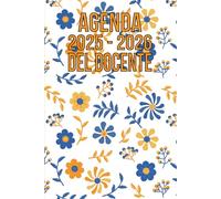 Agenda Del Docente 2025 2026 Giornaliera: A5 Pianificazione delle lezioni per l'insegnante da settembre 2025 a luglio 2026 | Regalo di fine anno per gli insegnanti