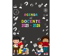Agenda Del Docente 2025 2026 Giornaliera A5: Registro del Professore |Elegante Pianificatore Giornaliero a settembre 2025 a Luglio 2026 |1 Pagina per ... ... della Scuola | 15 x 21 cm - 358 pagine