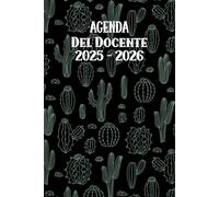 Agenda Del Docente 2025 2026 Giornaliera: Elegante Pianificatore per insegnante per l'anno Scolastico 2025 - 2026 | Registro del professore 2025-2026 | Regali per Maestra
