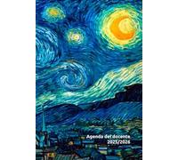 Agenda del docente 2025/2026, giornaliera: pianificatore didattico per docenti, 1 pagina per giorno, da settembre 2025 a luglio 2026. Arte in ... per i veri amanti dell'arte, formato A5++