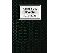 Agenda Del Docente 2025/2026: Nero - Diario Settimanale per Docenti della Scuola Primaria e Secondaria | Settembre 2025 - Agosto 2026