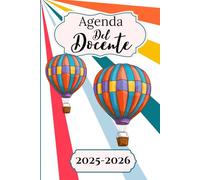 Agenda del Docente 2025/2026: Pianificatore settimanale e mensile 1 settimana su 2 pagine | Diario per insegnati | Formato A5