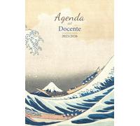 Agenda del Docente 2025/2026: Planner settimanale A4 con registro di classe • completo e pratico per la scuola secondaria • tema La grande onda