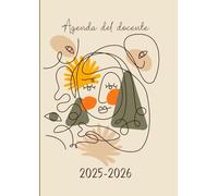 Agenda Del Docente 2025 2026 Settimanale: Diario per insegnanti da 1 Settembre 2025 a 15 Luglio 2026, 1 Settimana su 2 Pagine, Registro del Professore, Regalo di fine anno dell'insegnante, A4.