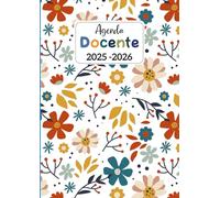 Agenda Del Docente 2025 2026 Settimanale: Pianificatore per insegnanti da 1 Settembre 2025 a 15 Luglio 2026, Registro del Professore, 1 Settimana su 2 Pagine, Regalo di fine anno dell'insegnante, A4.