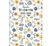 Agenda Del Docente 2025 2026 Settimanale: Pianificatore per insegnanti da 1 Settembre 2025 a 15 Luglio 2026, Regalo di fine anno dell'insegnante, Registro del Professore, 1 Settimana su 2 Pagine, A4 .