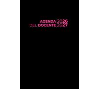 Agenda del Docente 2026/2027 - 7: ELISA - nero e fucsia