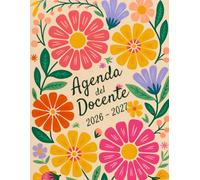 Agenda del Docente 2026 2027 A4: Diario per Insegnanti e Registro Lezioni. Planner Scolastico Mensile e Settimanale da Settembre 2026 a Luglio 2027 con Pianificazione Didattica e Voti