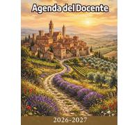 Agenda del Docente 2026-2027 A4: Planner Scolastico Professionale con Registro Voti, Presenze, Orario Lezioni e Note di Riunione - Per Insegnanti e Professori