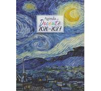 Agenda Del Docente 2026 2027 A4: Settimanale e Mensile Da Settembre 2026 a Luglio 2027 | Grande Registro Del Professore per l'anno Scolastico 26/27 | ... Maestre | Vincent Van Gogh, La notte stellata